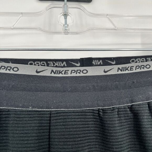 Nike Dri-Fit Pro Men's L Fleece Training Pants Black DM5886 010 Athletic Workout - Picture 4 of 15